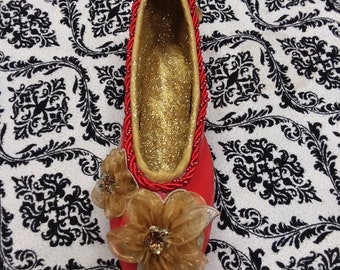 Hand Painted Pointe Shoe