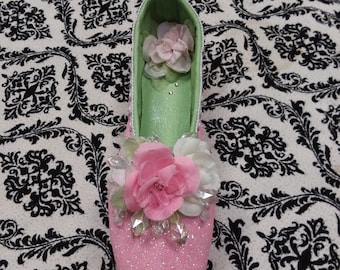 Hand Painted Pointe Shoe