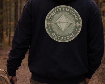 Sudadera con capucha Diamond Outdoors – Ropa de caza, mezcla de forro polar