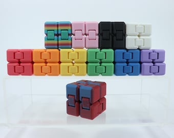 MrSpinner Infinity Fidget Cube (3D-utskriven - fickformat fidget-kul - sensoriskt stimulerande - fokusförbättring)