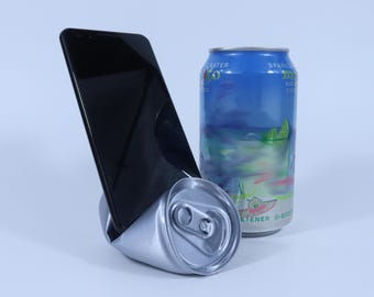 MrSpinner Crush Stand (3d-printed decor - soda can - cell phone holder - creative decor - funky gift - conversation starter)