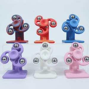 MrSpinner Fidget Spinner (small) 3d-printed - pocket-sized fidget fun - sensory stimulating - focus enhancement