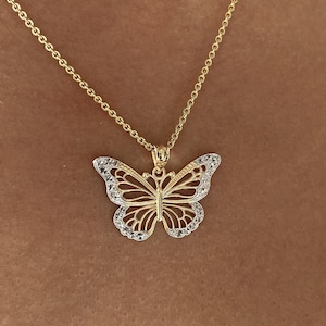 Gold Butterfly Necklace