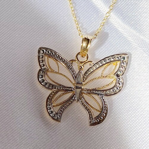 Gold Butterfly Necklace