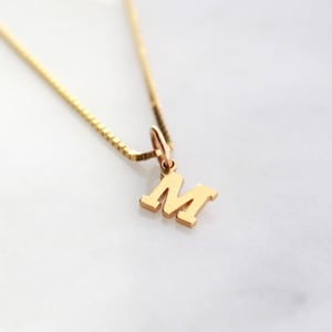 Delicado collar personalizado con inicial