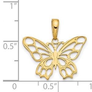 Gold Butterfly Necklace - Etsy