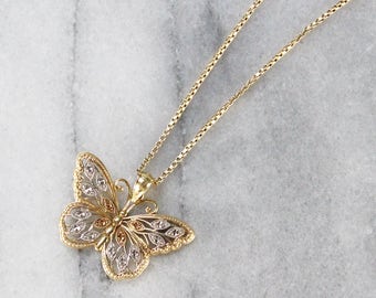 Gold Butterfly Necklace