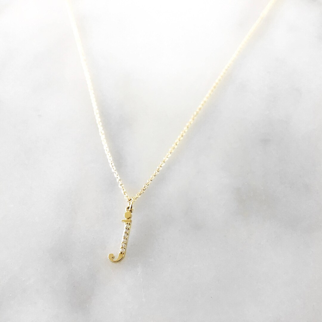 Lower Case Initial Necklace