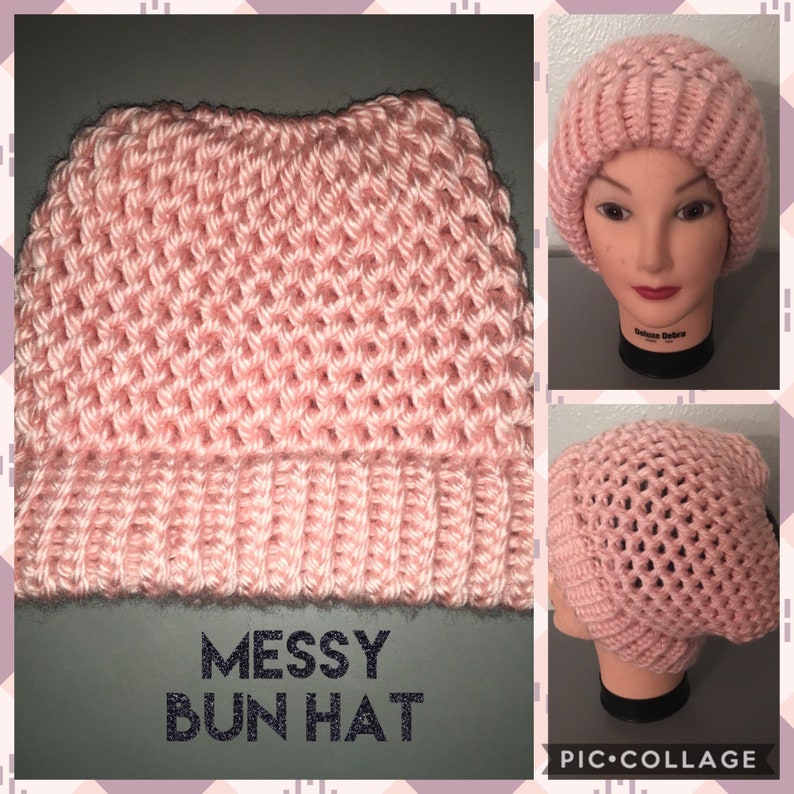Messy Bun Hat