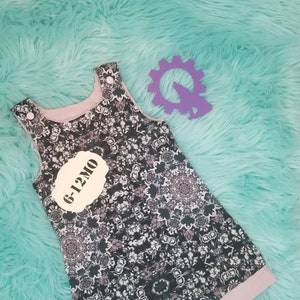Upcycled Romper, Kids shortie Romper, Size 6-12mo, one of a kind