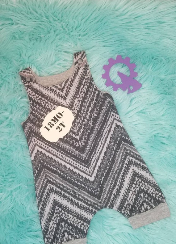 Upcycled Kids Shortie Romper, Knit T-Shirt Romper