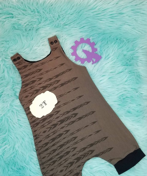Upcycled Romper, Kids shortie Romper, size 2T