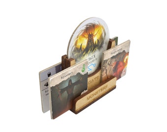 set of 8 stands for gates and monsters for a series of board games eldritch horror in one box ( assembled )!