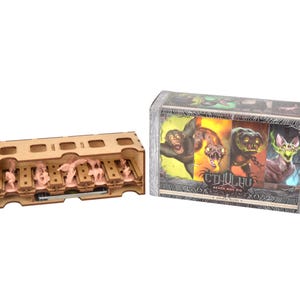ANIMAL ALLIES - Cthulhu Death May Die organizer, for storing  figures and cards (fully assembled product) !