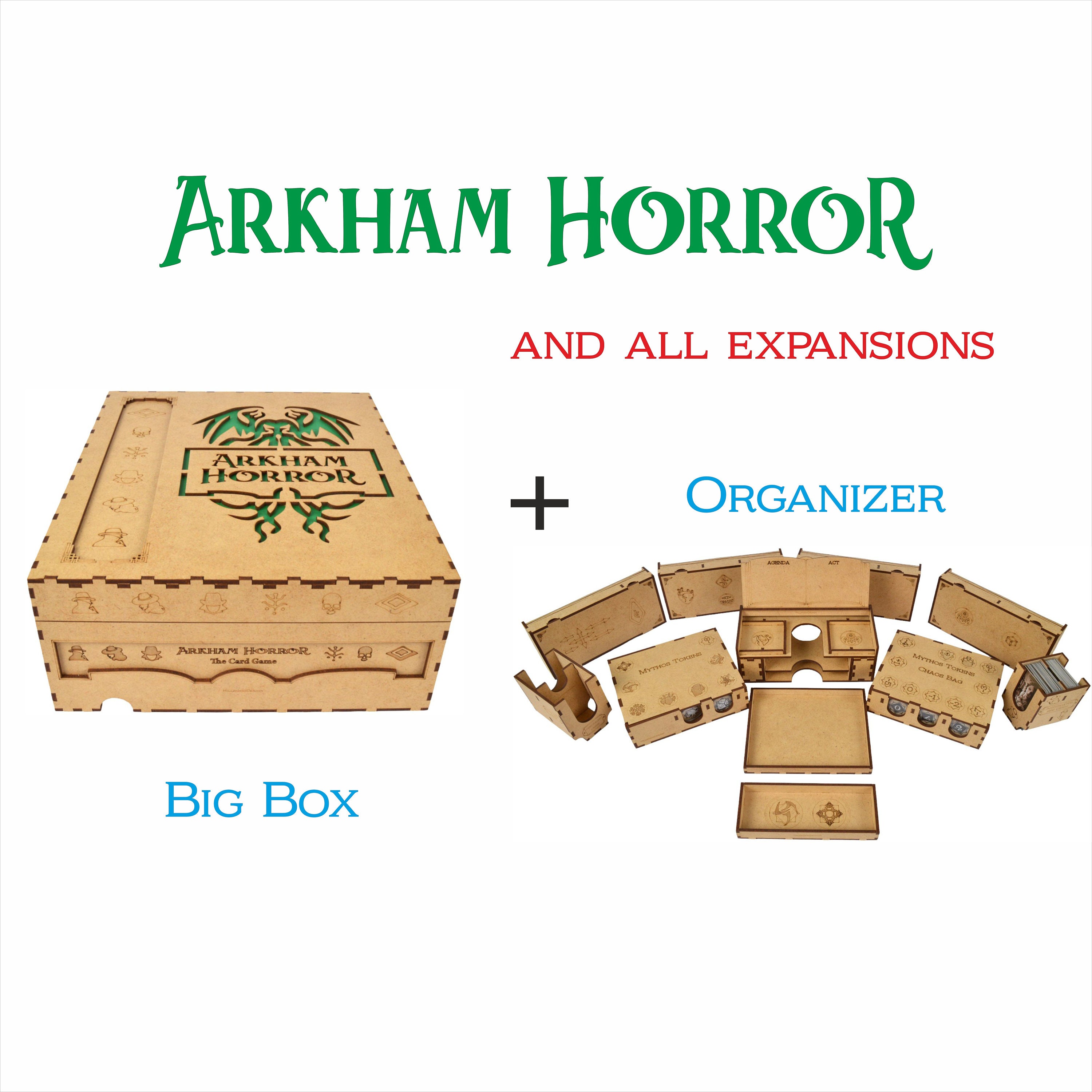 Arkham Horror LCG Big Box Organizer: Assembled Card Storage (comes Assembled) - Etsy Arkham Horror LCG Big Box Organizer: Assembled Card Storage (comes Assembled) - Etsy