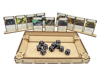 Arkham Horror Würfeltablett & Kartenständer: Brettspiel-Organizer (wird zusammengebaut)