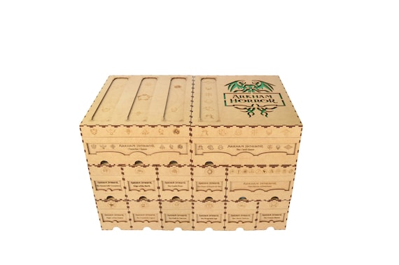 Big Box for Storing Character Classes Cards for Arkham Horror Card Game (comes Assembled)! - Etsy Big Box for Storing Character Classes Cards for Arkham Horror Card Game (comes Assembled)! - Etsy