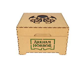 Organiseur grande boîte Arkham Horror, solution de rangement parfaite pour les composants du jeu de société Arkham Horror Third Edition (assemblé) !