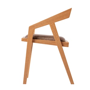 hardwood dining chair &quot;Osaka&quot; | oak, walnut |, large selection of fabric types and colors.