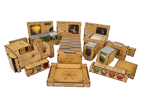 arkham horror the card game organizer Amazon.com: Arkham Horror Storage Organizer Insert from Go7 Gaming (3rd  Edition) : Toys & Games main image 1