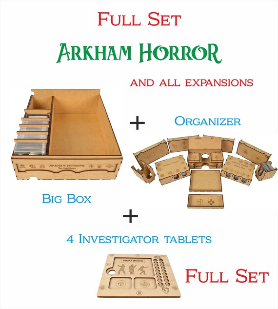 arkham horror card game big box of Thrones, Battle of the Five Rings, Storage | Board game Organizer Insert designed for games with external box dimensions of 25.4 x 29.2 x 7.6 cm Arkham Horror LCG Big Box