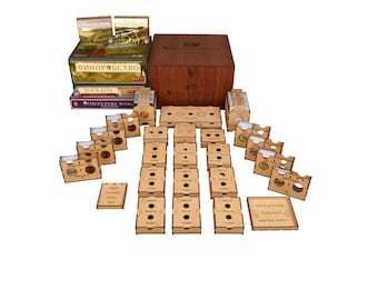 Viticulture Essential Edition Board Game Organizer: Full Set with Expansion Storage (comes assembled)