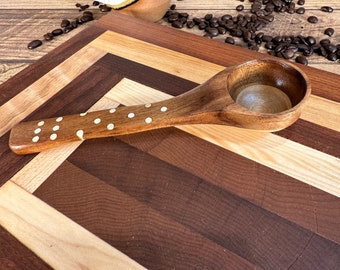 Canadian and Exotic Wooden Coffee Scoop #2413 | Handcrafted Coffee Scoop