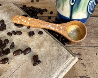 Canadian and Exotic Wooden Coffee Scoop #2411 | Handcrafted Coffee Scoop