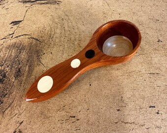 Canadian and Exotic Wooden Coffee Scoop #2403 | Handcrafted Coffee Scoop
