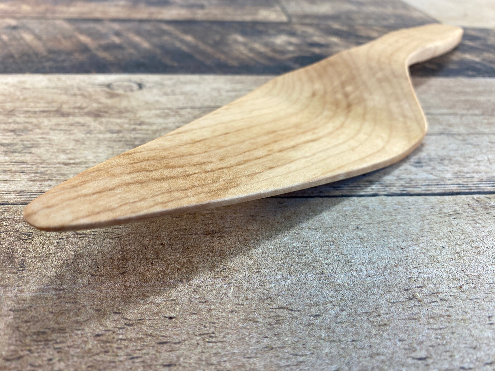 Wooden Pie or Cake Server Maple Etsy