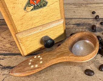 Canadian and Exotic Wooden Coffee Scoop #2410 | Handcrafted Coffee Scoop