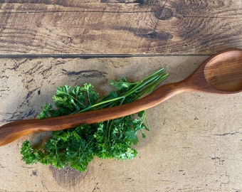 Wicked Crooked Wooden Spoon | Handcrafted Maple Spoon