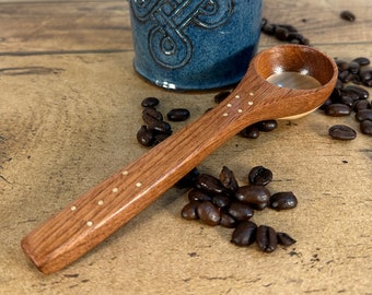 Canadian and Exotic Wooden Coffee Scoop #2408 | Handcrafted Coffee Scoop