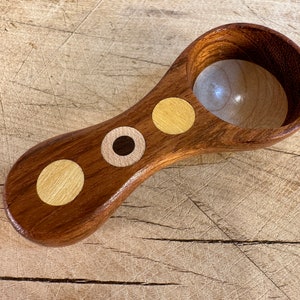 Canadian and Exotic Wooden Coffee Scoop 2402 Handcrafted Coffee Scoop image 1