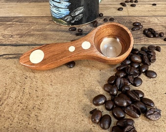 Canadian and Exotic Wooden Coffee Scoop #2409 | Handcrafted Coffee Scoop