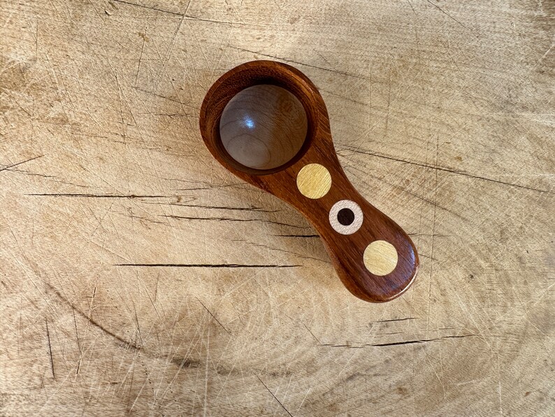 Canadian and Exotic Wooden Coffee Scoop 2402 Handcrafted Coffee Scoop image 4