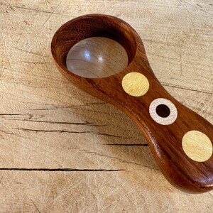Canadian and Exotic Wooden Coffee Scoop 2402 Handcrafted Coffee Scoop image 3