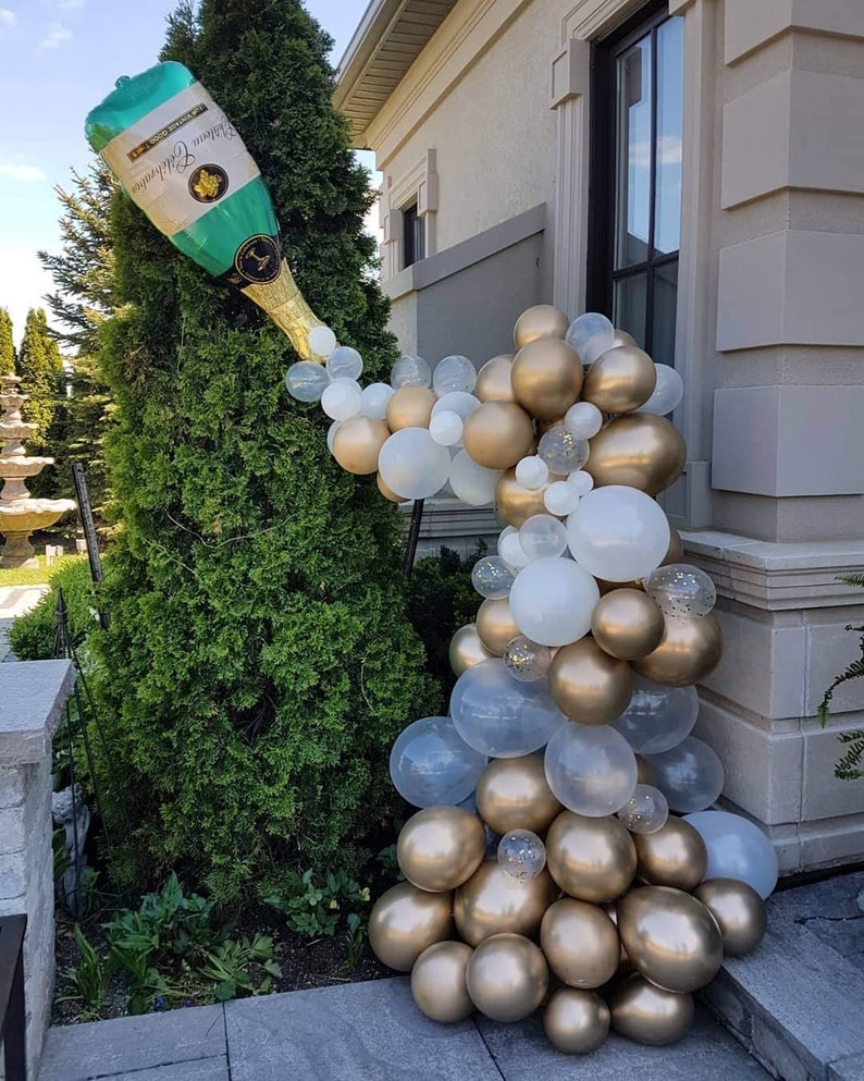 Champagne Balloon Garland Arch Kit for Birthday Party Wedding Etsy