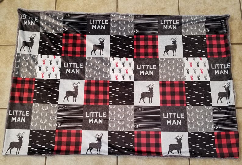 Woodland Blanketdeer Blanketbuck Blanketlittla Man Etsy