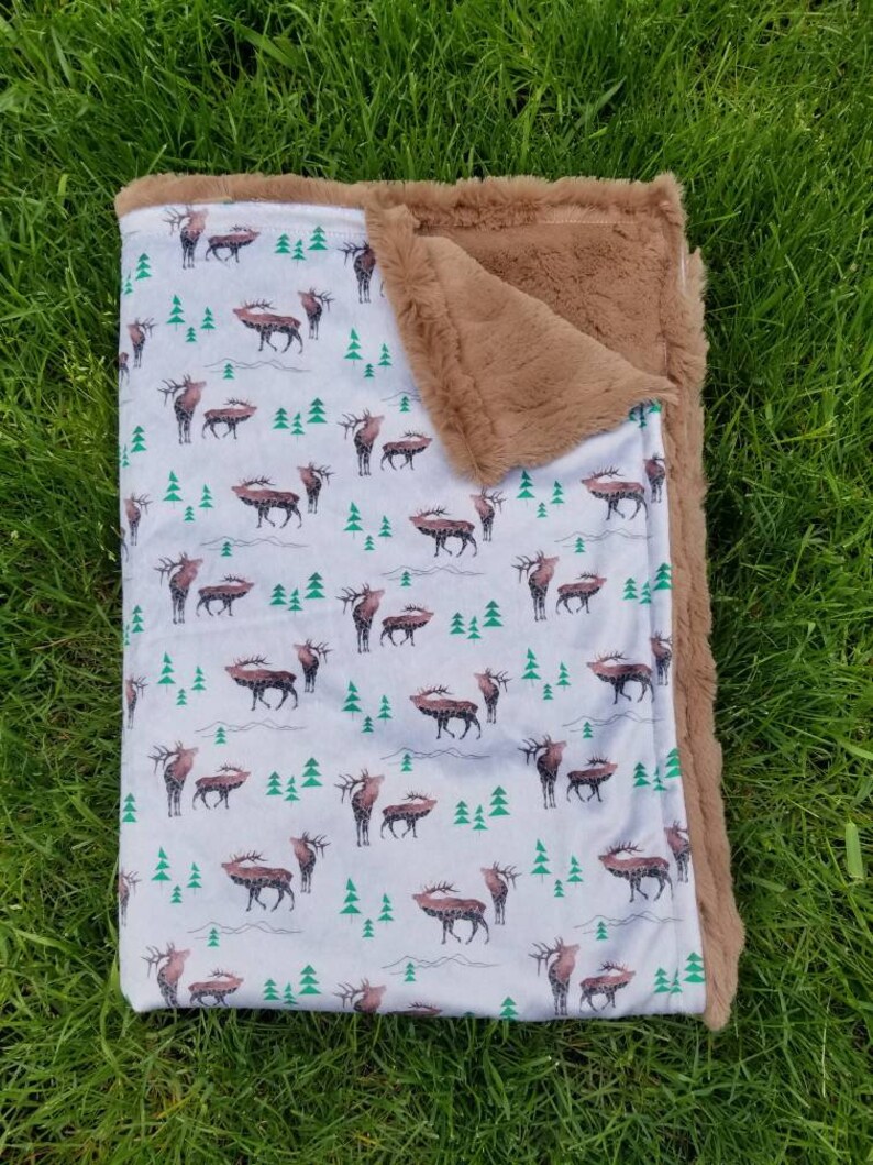 Elk blanketelk beddingtoddler beddingbaby beddingbaby Etsy