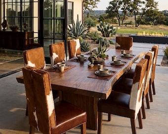 Modern Dining Chair 2.0 - Brown + White | 4 Seat Minimum Required!