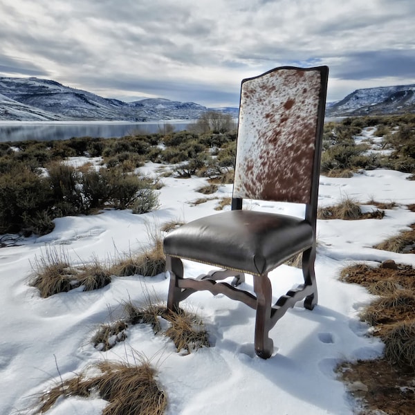 Cowhide Chair Etsy