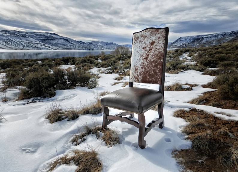 Classic Cowhide Chair | 4 Seat Minimum Required! image 2