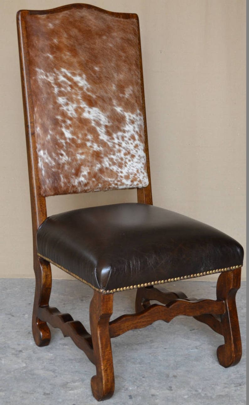 classic cowhide chair  4 seat minimum required