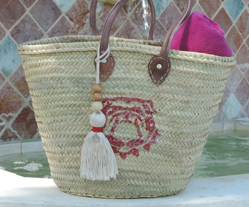 beach woven bag