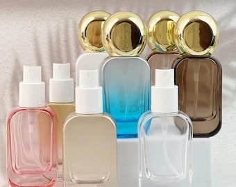 30ml Glass Spray Containers, Empty Perfume Atomizer Bottles, Refillable Cosmetic Mist Vials for Travel & Vanity, Essential Oil Mist Bottle