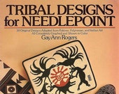 TRIBAL DESIGNS Eskimo Polynesian Indian Art Charts Graphs for Needlepoint Cross Stitch