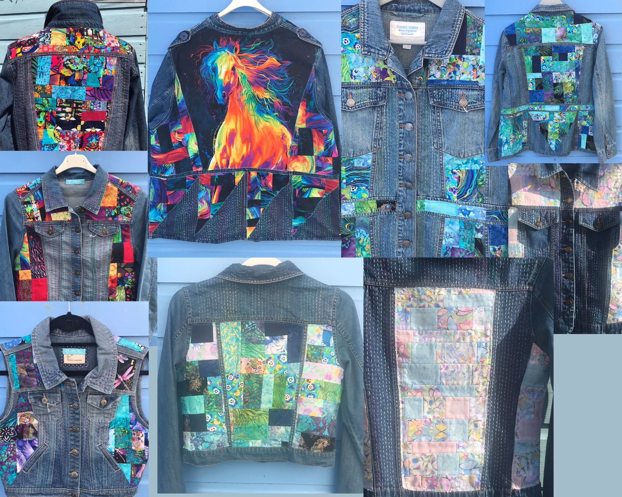 PDF Tutorial, How to Embellish Denim Jackets, Applique, Denim Jacket