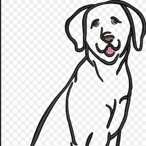Labrador Retreiver Embroidery Design