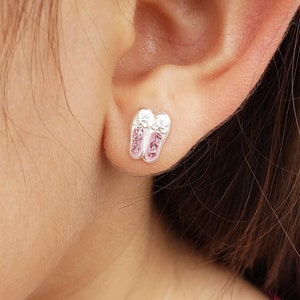 Ballet shoe shop earrings